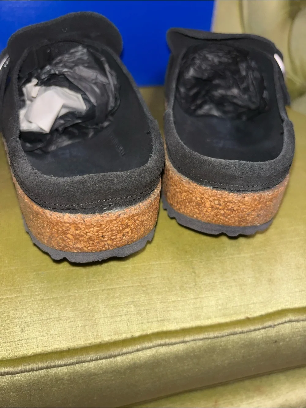 Birkenstock Unisex Buckley Black Oiled Leather Clog, Sz EU42/ US W11-M9, NARROW